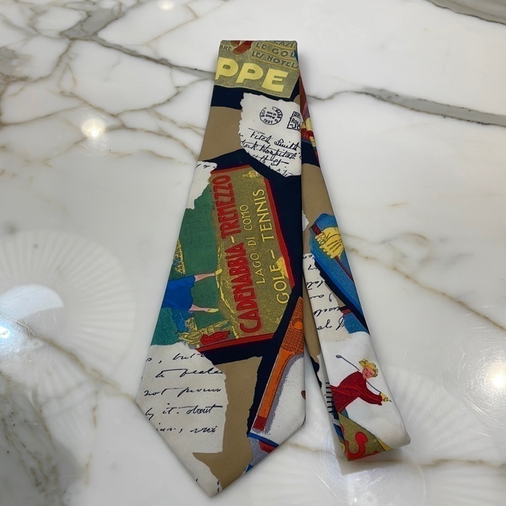 Tail Ouverts Paques Fin Septendre?Club Golf Tennis NECK TIE—Excellent Condition!